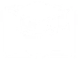 Icon of an open book with a grad cap